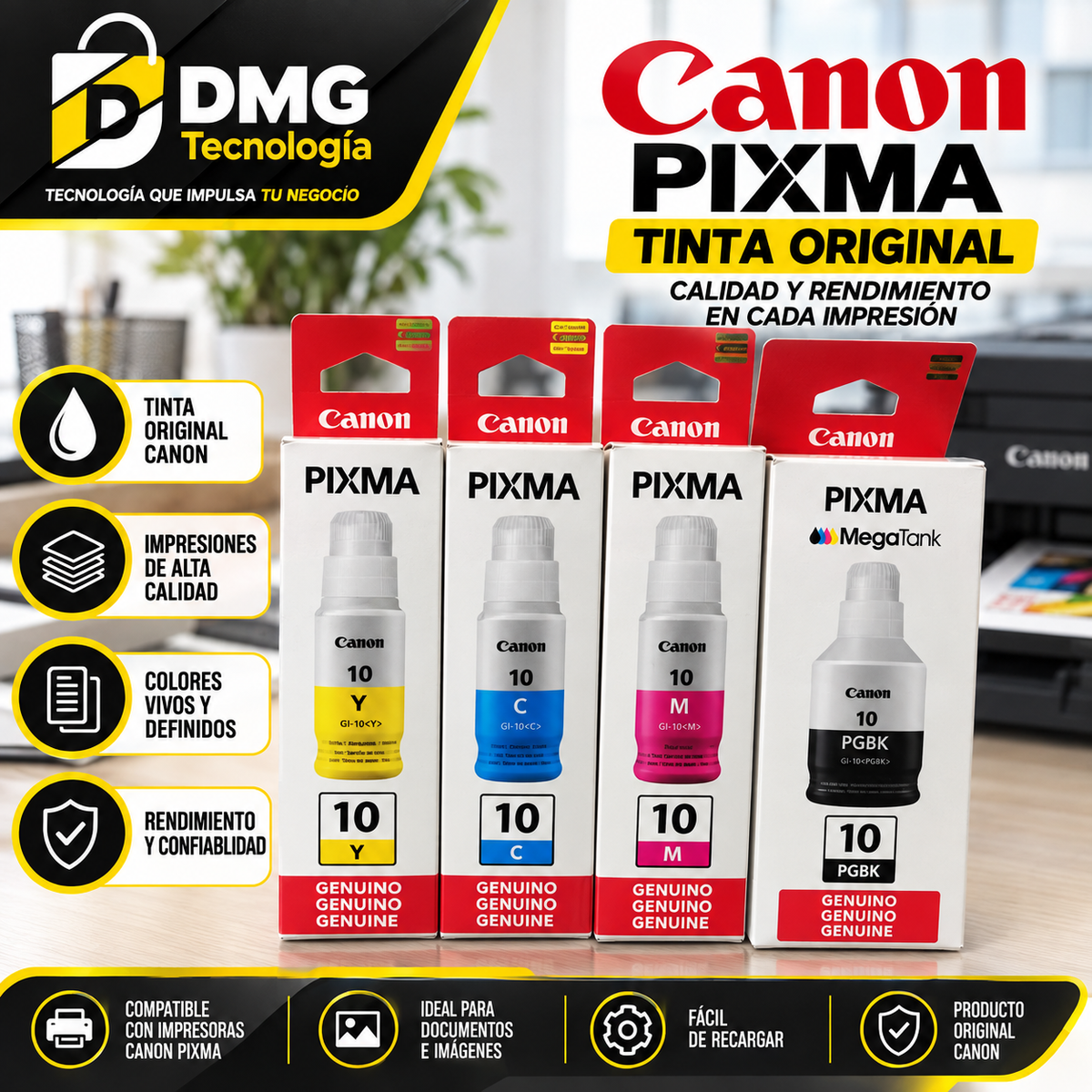 TINTA CANON ORIGINAL 10