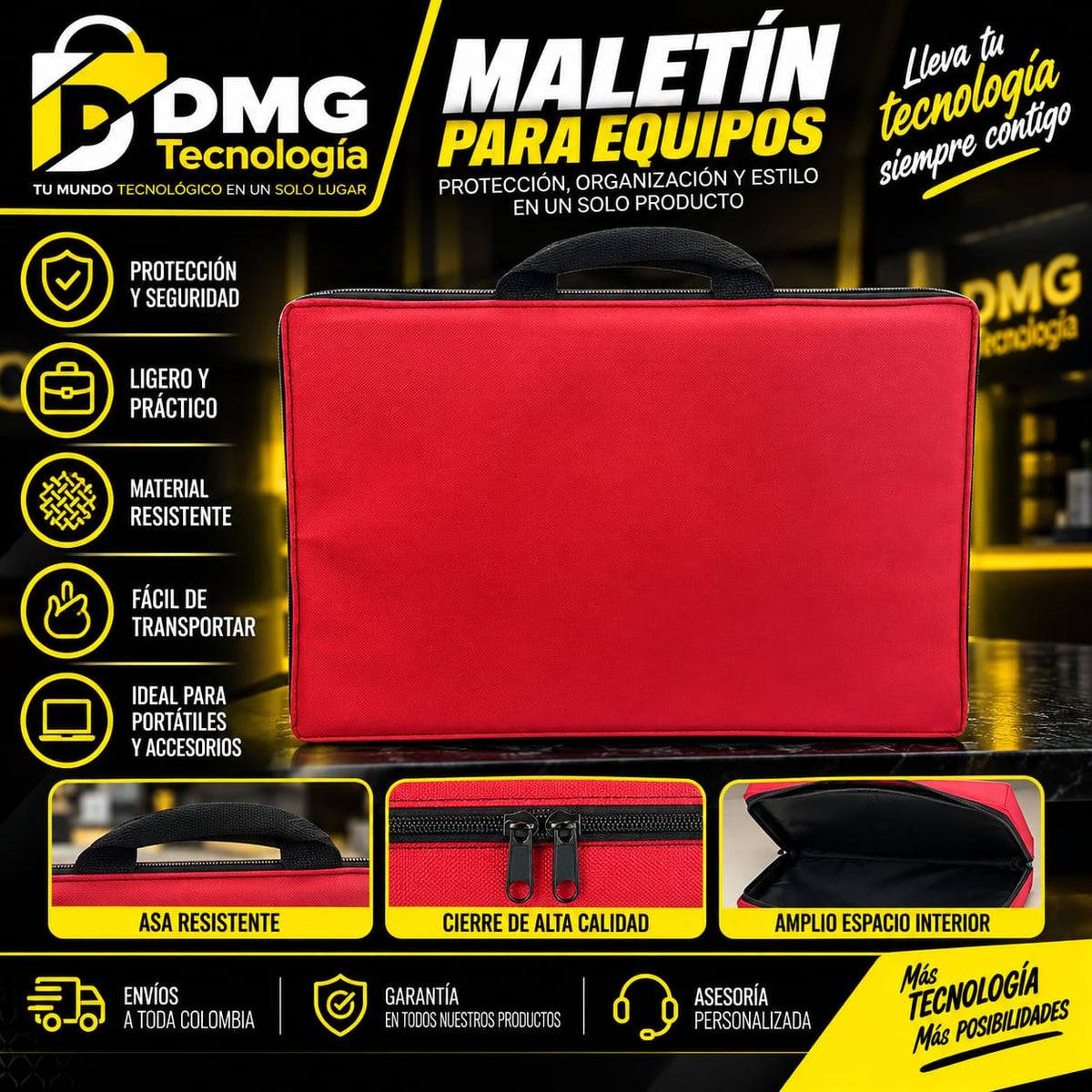 MALETIN PORTATIL SENCILLO 14" Y 15"