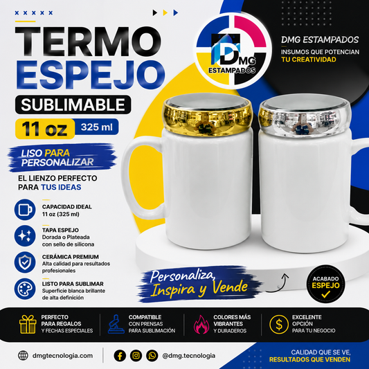TERMO ESPEJO SUBLIMABLE