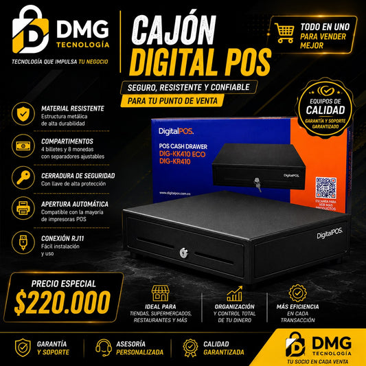 CAJON MONEDERO DIGITAL POS - DIGKR410