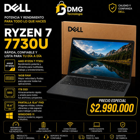PORTATIL DELL RYZEN 7 7730O