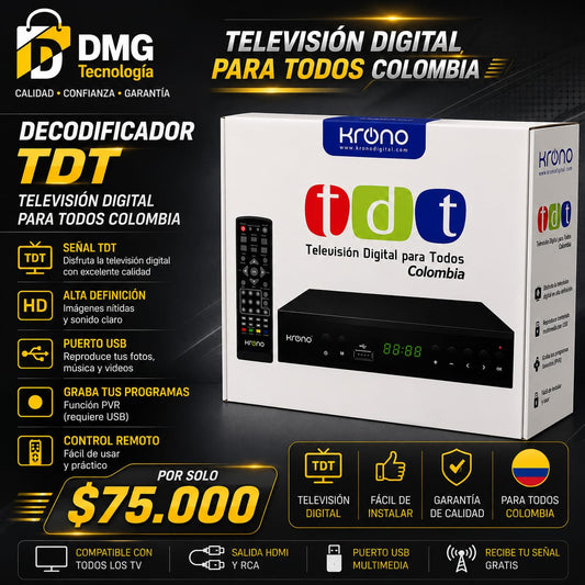 DECODIFICADOR TDT FHD - KRONO