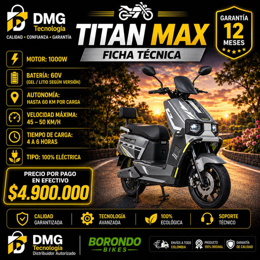 BICI-MOTO ELECTRICA TITAN MAX 1000W