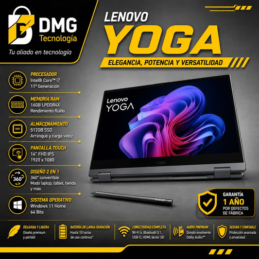 PORTATIL LENOVO YOGA 7 INTEL CORE I7-1165G7