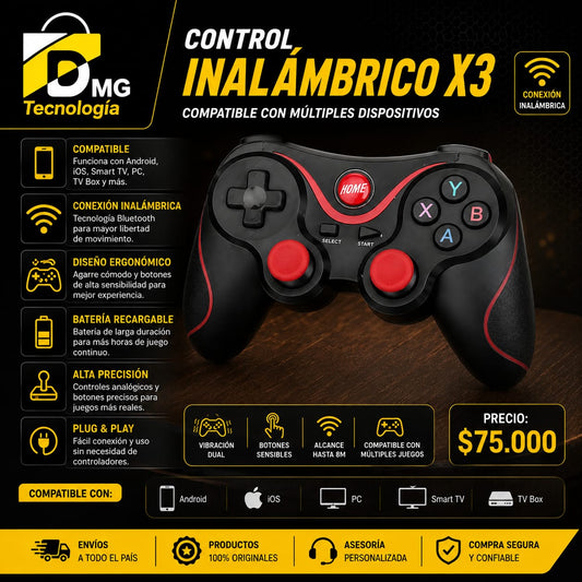 CONTROL PC INALAMBRICO X3