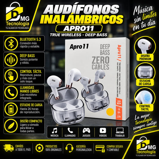 AUDÍFONOS INALÁMBRICOS APRO11