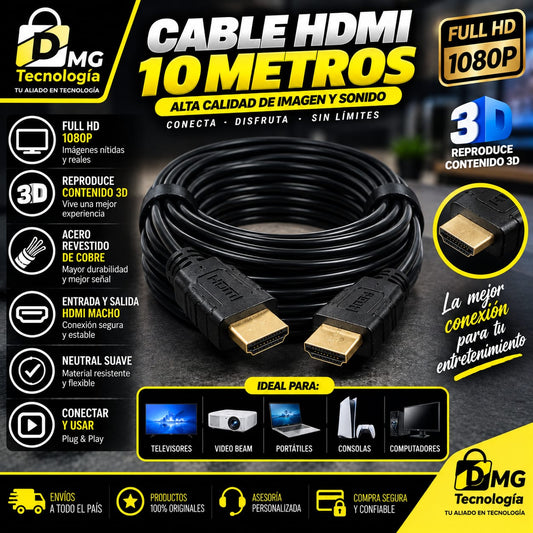 CABLE HDMI 10MTS