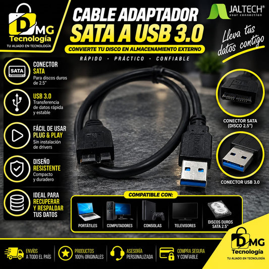 CABLE ADAPTADOR SATA A USB 3.0