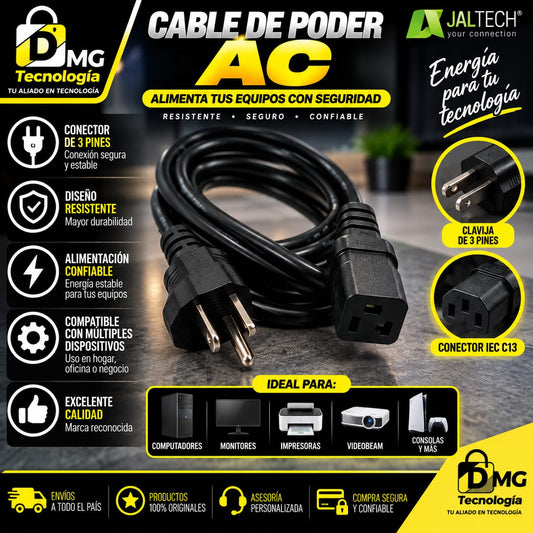 CABLE DE PODER PARA PC