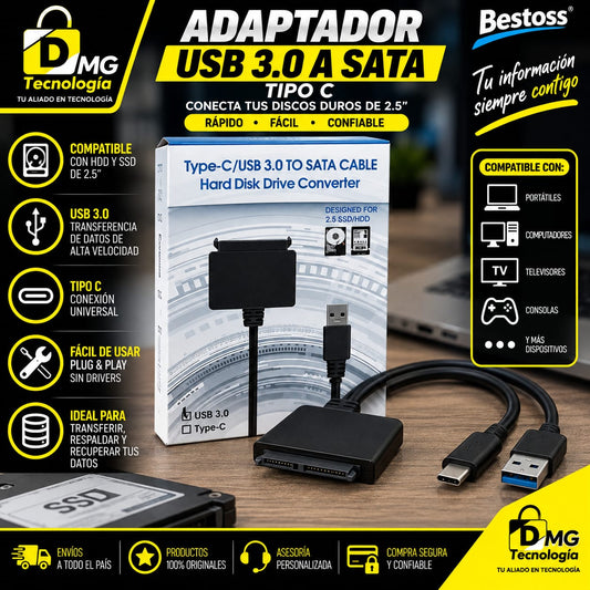 CABLE ADAPTADOR USB 3.0 A SATA