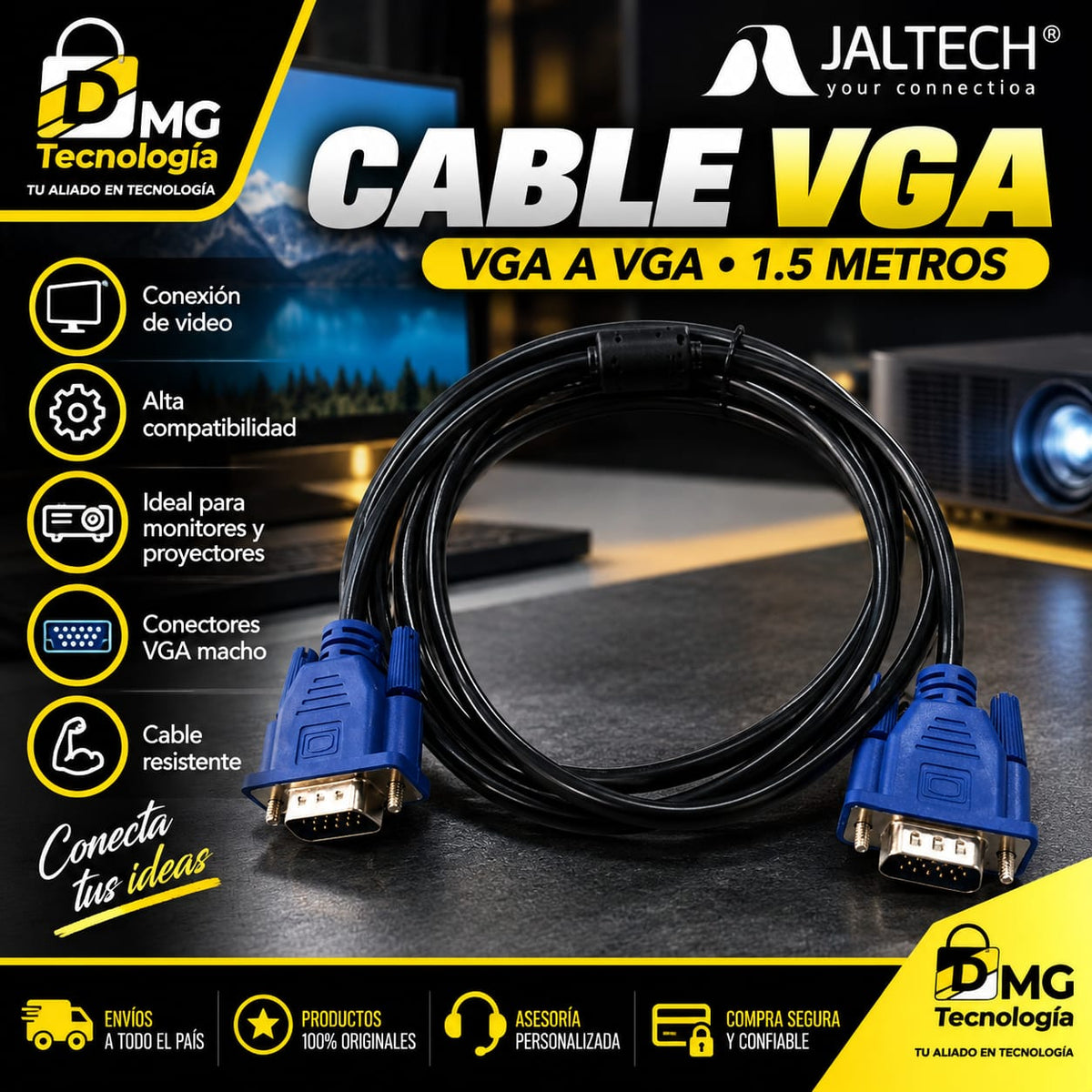 CABLE VGA A VGA 1.5MTS
