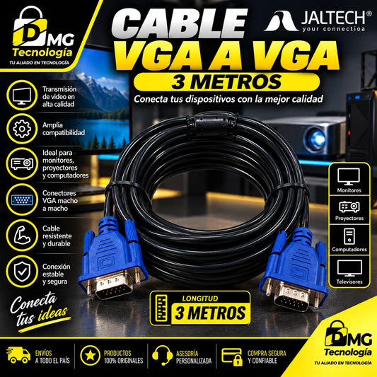 CABLE VGA A VGA 3MTS