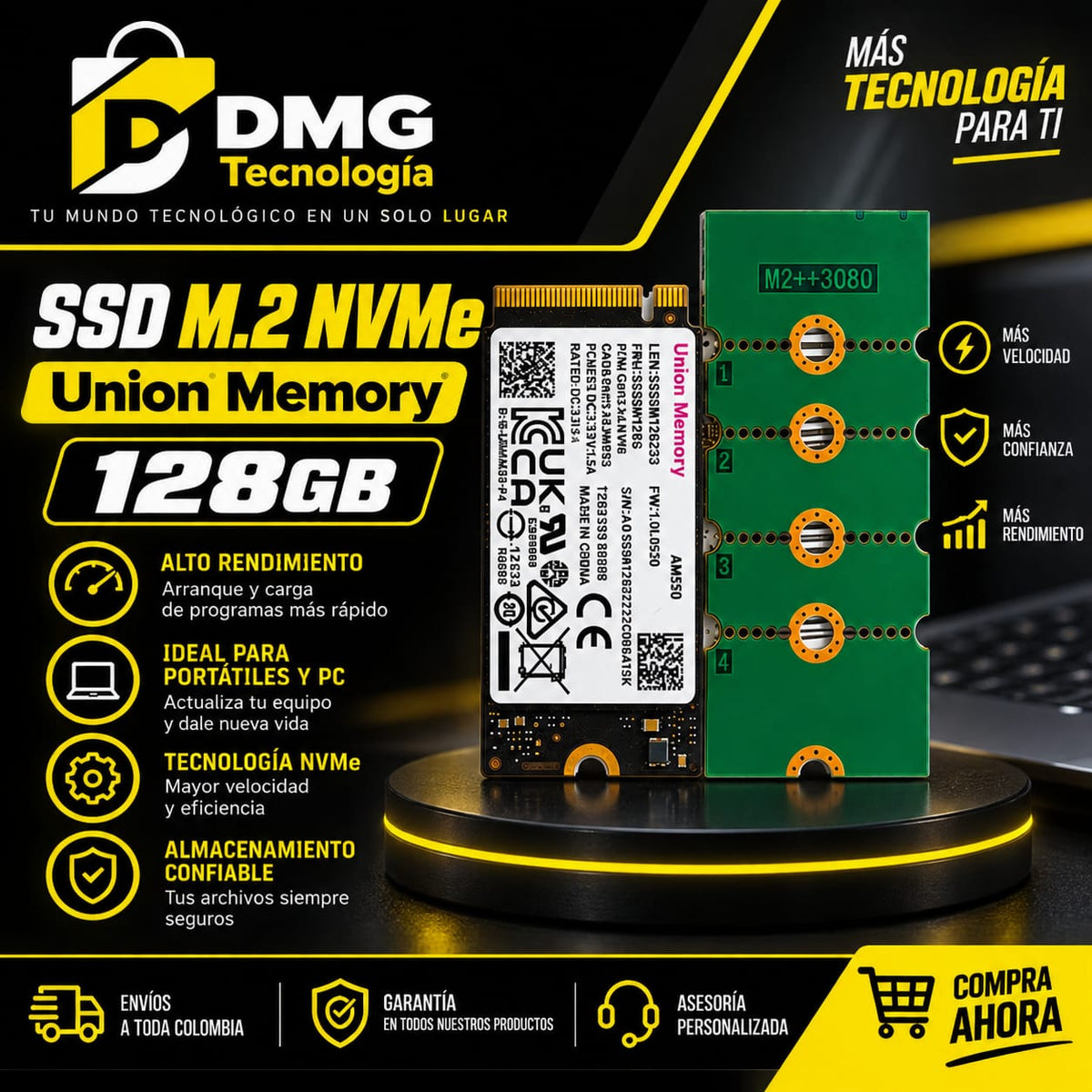 SSD M.2 NVMe 128GB