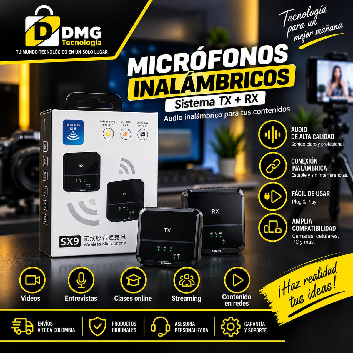 MICROFONO INALAMBRICOS SX9