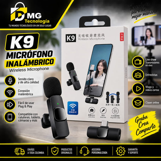MICROFONO INALAMBRICO K9