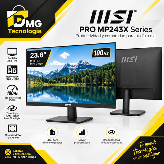 MONITOR 24" MSI PRO MP243XW 100HZ