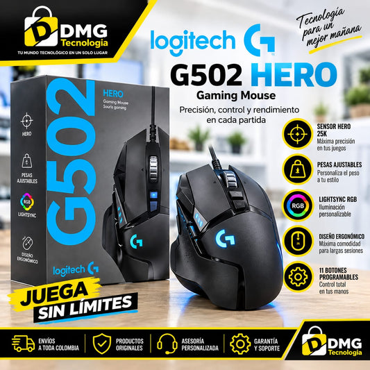 MOUSE GAMER LOGITECH G502 HERO