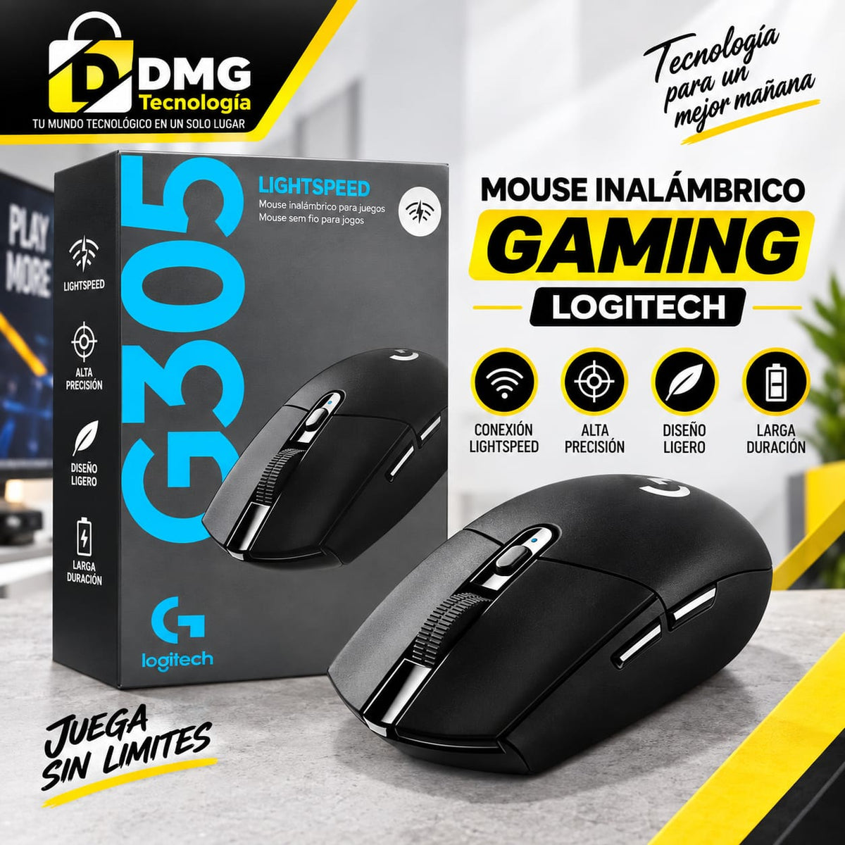 MOUSE LOGITECH G305 LIGHTSPEED