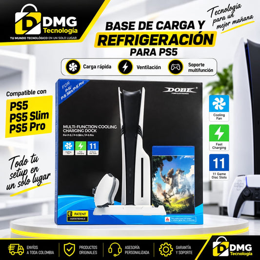 BASE DE CARGA MULTIFUNCIONAL PARA PS5