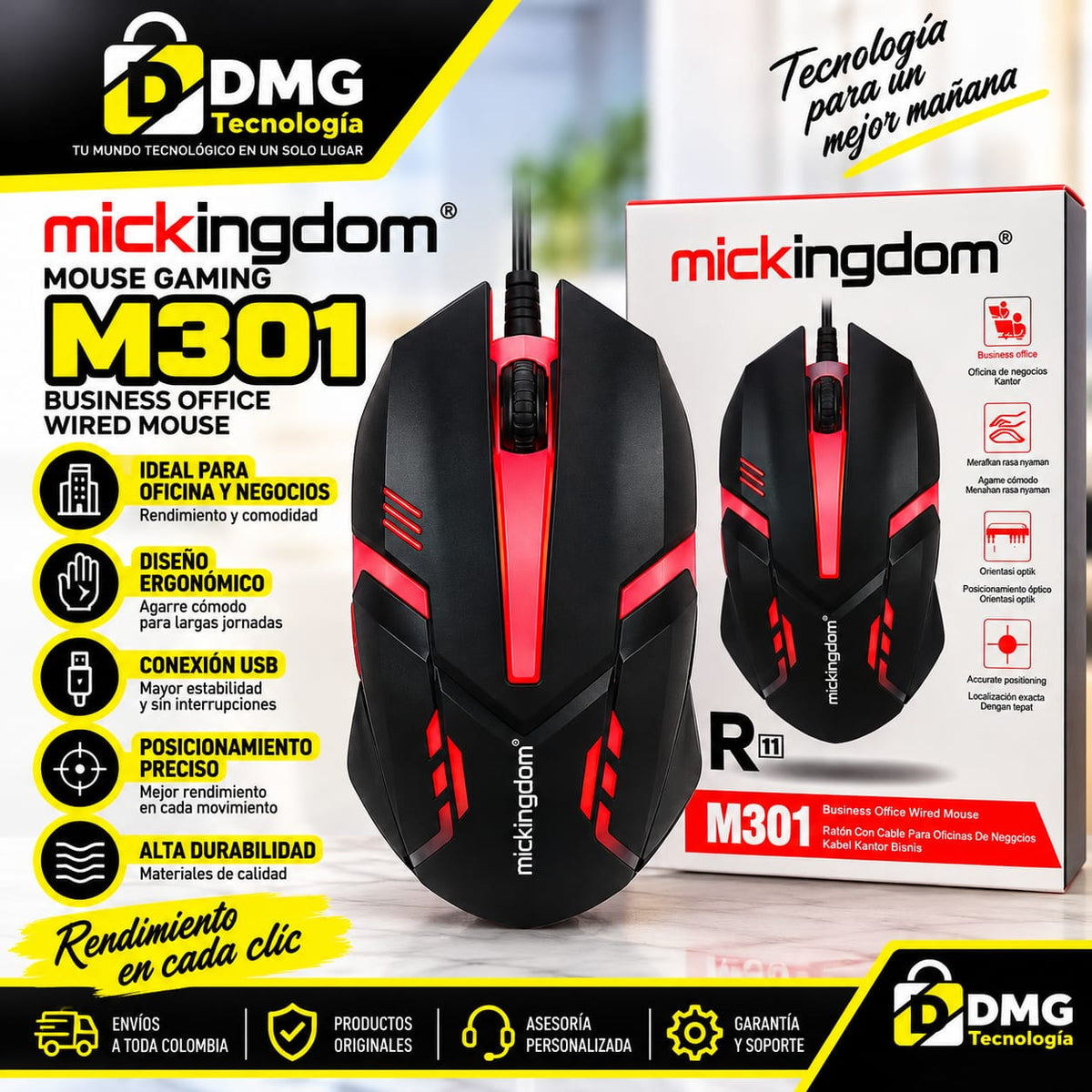 MOUSE GAMING M301 USB