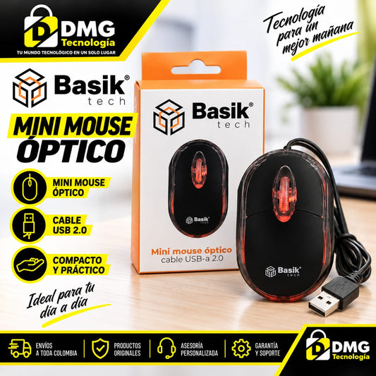 MINI MOUSE OPTICO BASIKA TECH