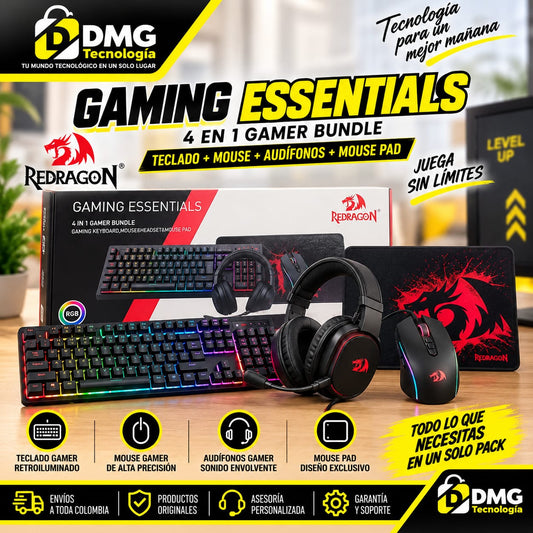 KIT GAMER REDRAGON 4 EN 1