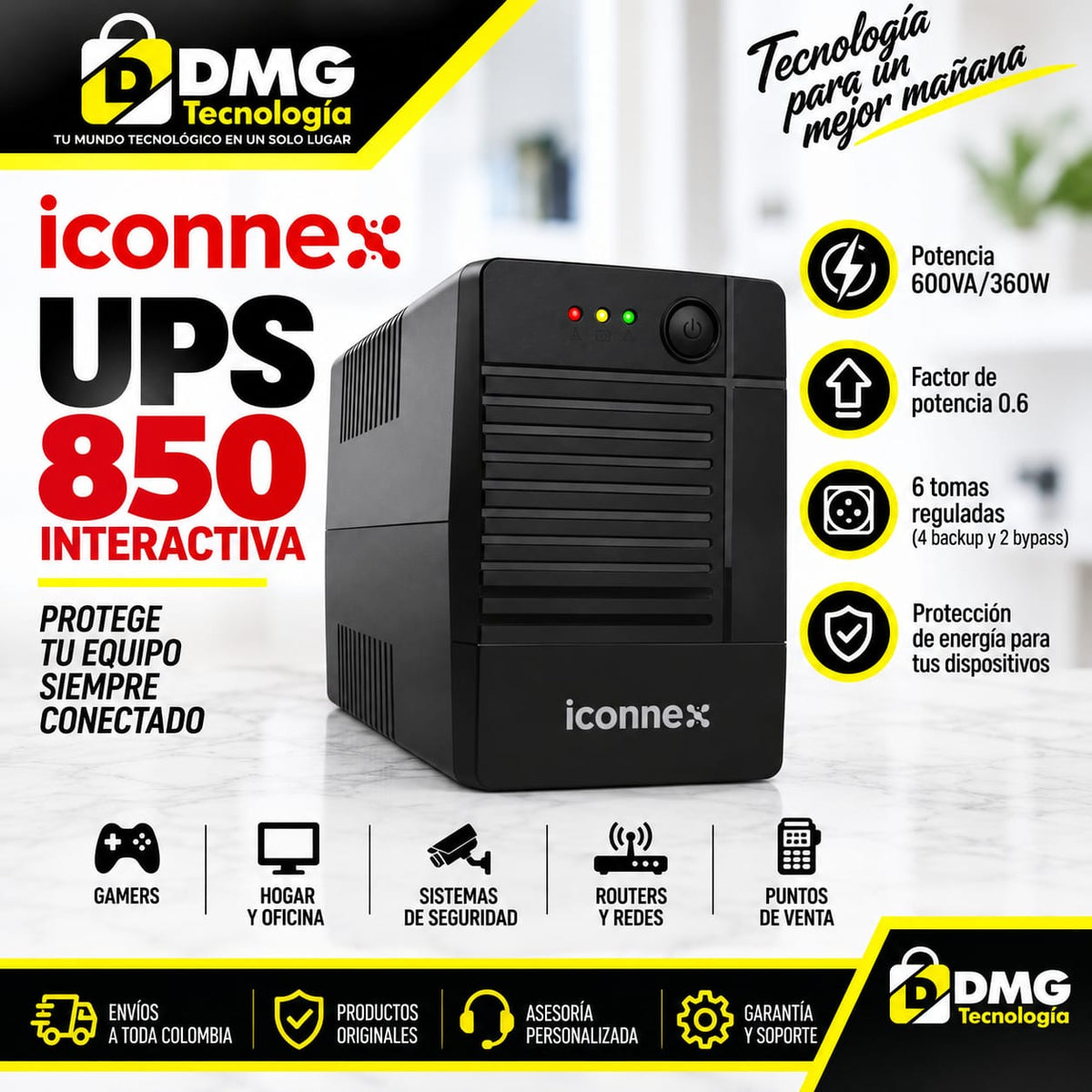 UPS 850 INTERACTIVA ICONNEX