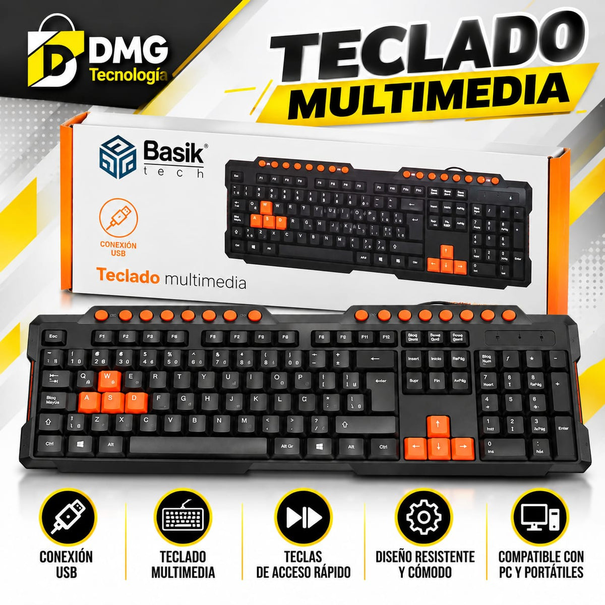 TECLADO TECH BASIK BST09T