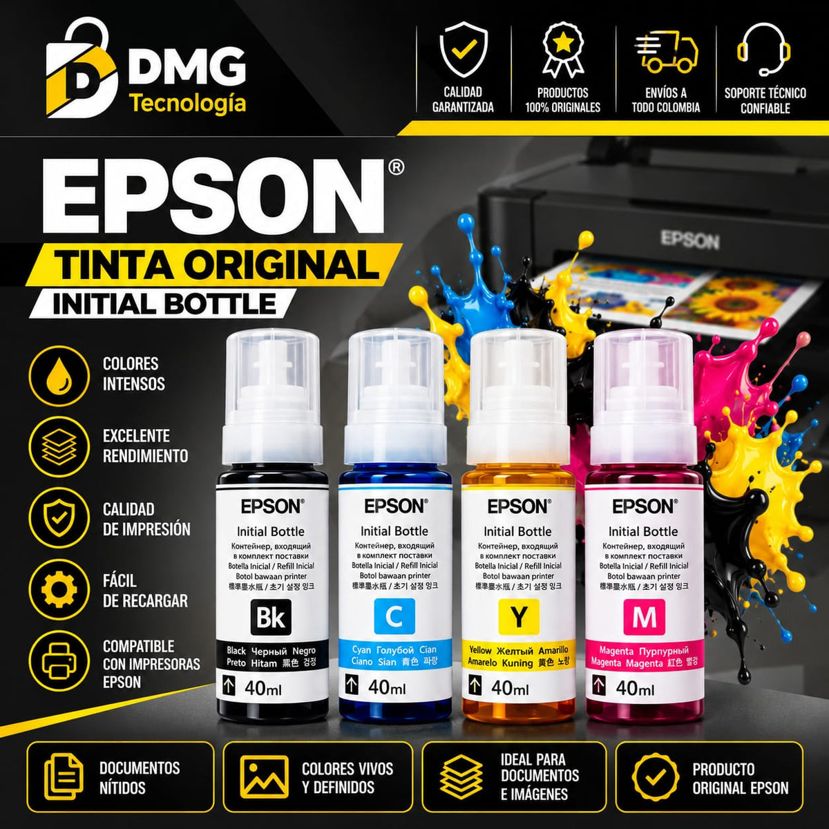 TINTA ORIGINAL EPSON 544 40ML